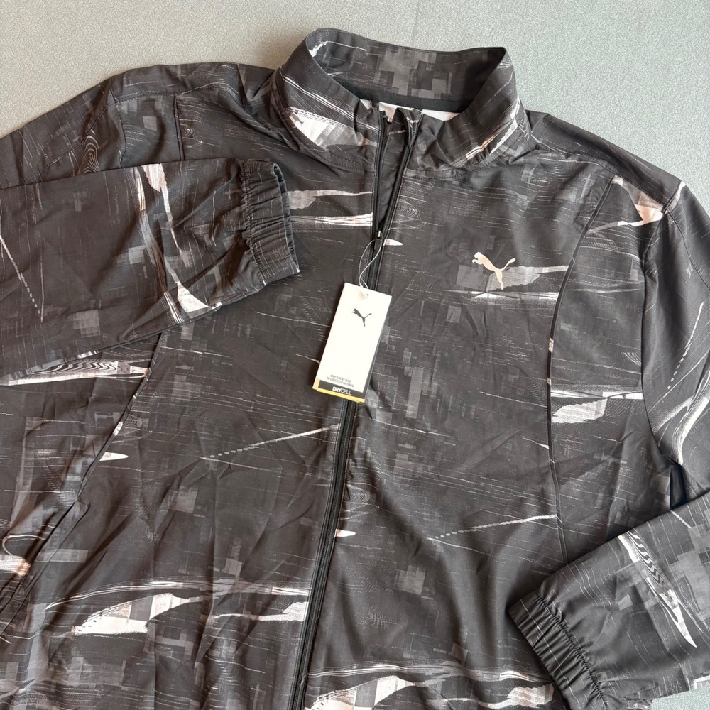 Puma Powercell RunVelocity AOP Mens Jacket X-Large in Puma Black